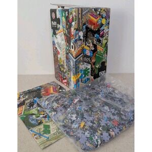 *Unopened* Heye EBOY New York 1500 Piece Jigsaw Puzzle Triangle Box Complete